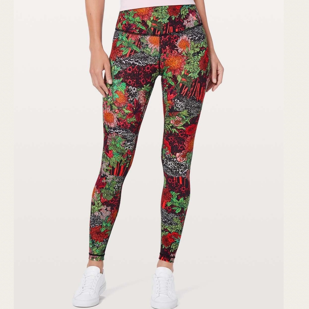 Lululemon Wunder Under Hi-Rise Tight 28" In Zen Garden Multi - Picture 2 of 13